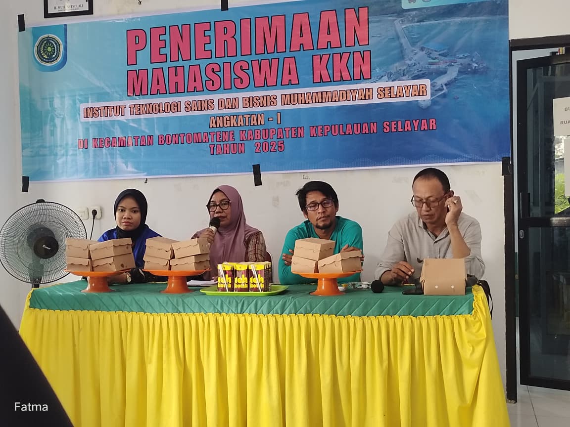 Penerimaan Mahasiswa KKN ITSBM Selayar Angkatan I di Desa Pamatata