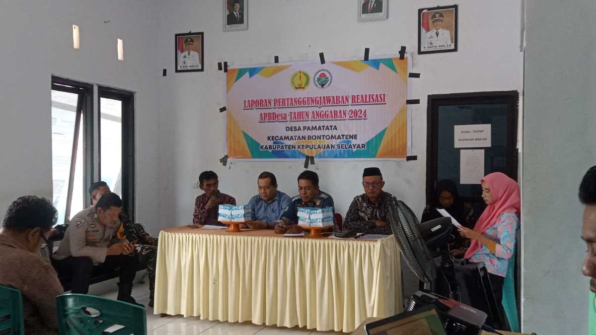 Musdes Laporan Pertanggungjawaban Realisasi APBDesa TA. 2024