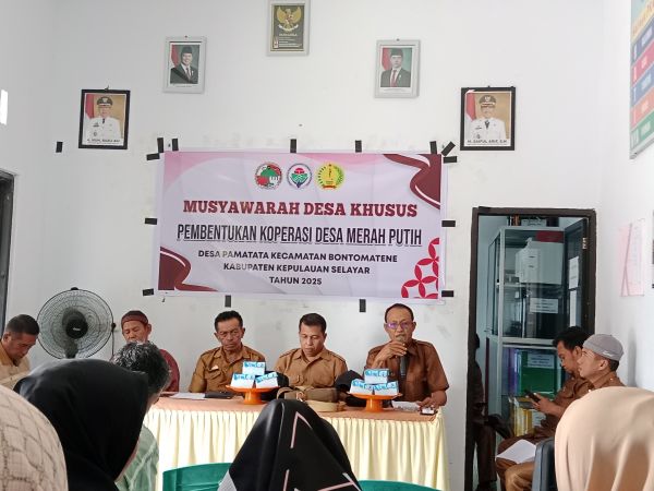 Musyawarah Desa Khusus Pembentukan Koperasi Desa Merah Putih