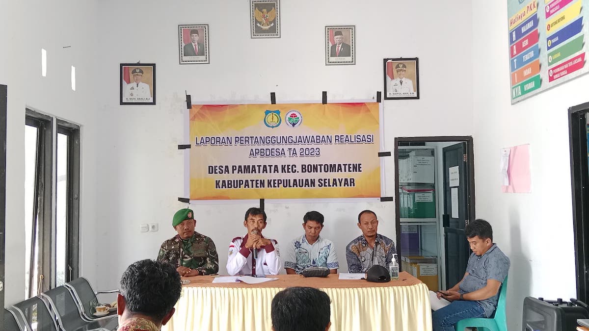 LAPORAN PERTANGGUNGJAWABAN REALISASI APBESA T.A 2023