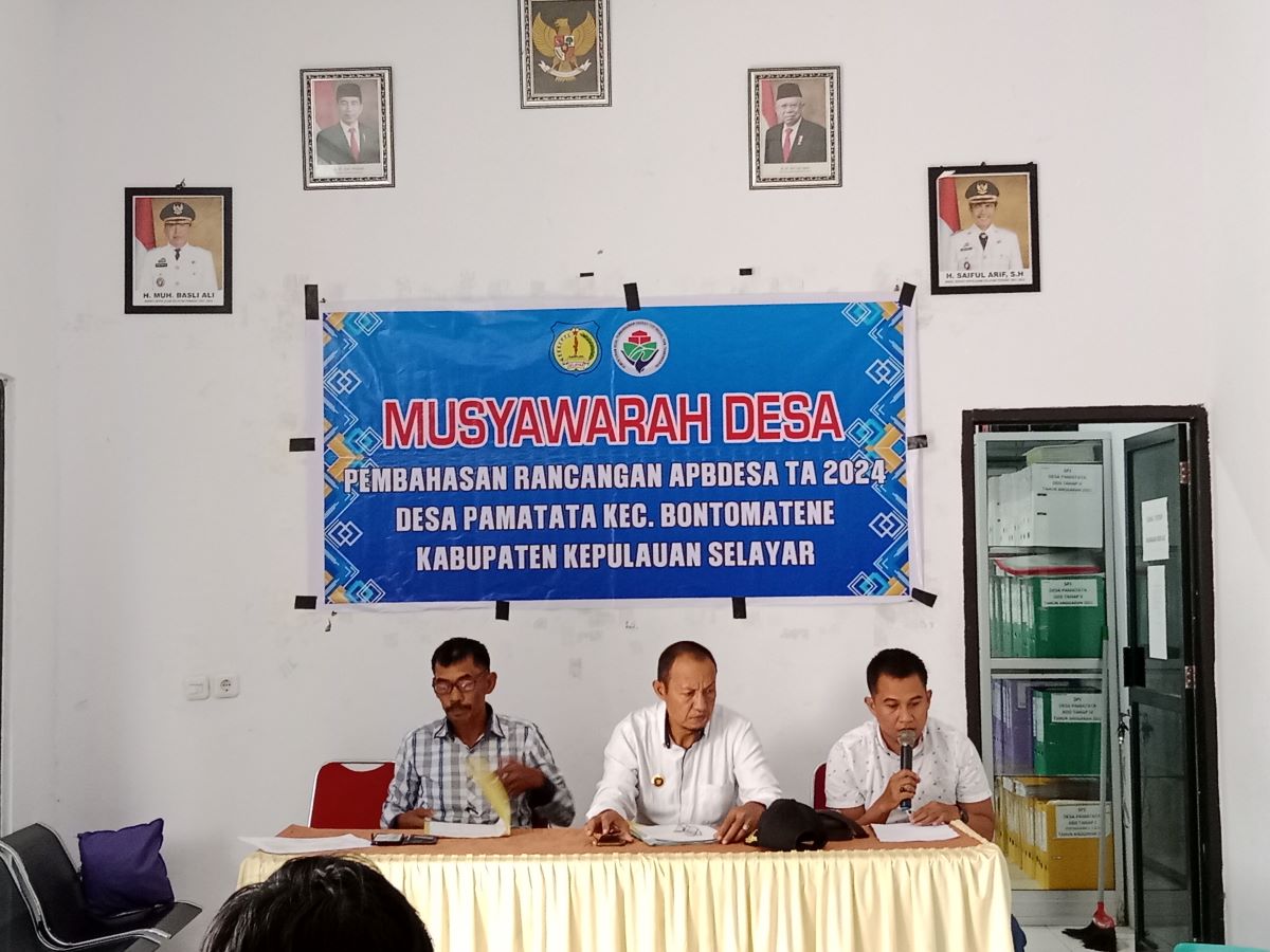 RAPAT PEMBAHASAN APBDESA TA 2024